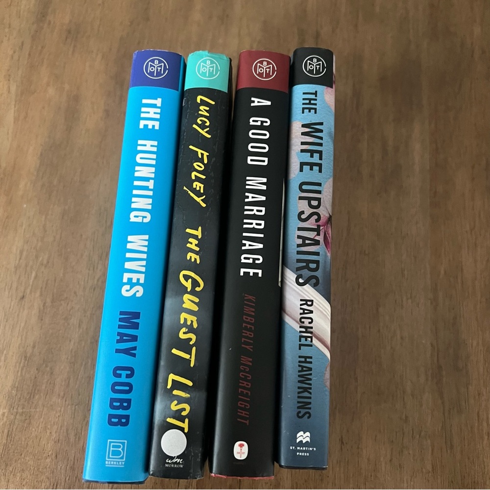 Lot of 4 Book Of the Month Hardcover Thrillers Netflix The Hunting Wives - Picture 3 of 3
